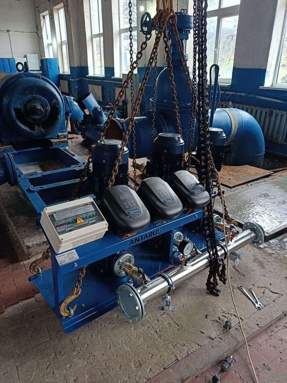 Специалисты региона-шефа начали работы по монтажу насосной станции на площадке котельной № 11