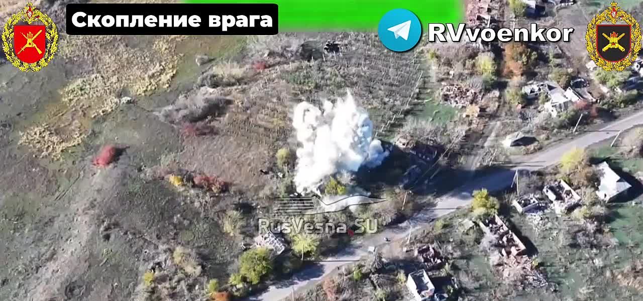 Штурм Северска: Армия России эпично ровняет с землей пункты базирования и склады БК врага