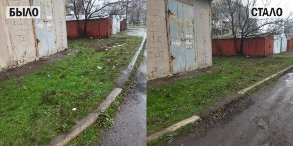 В Кировском поддерживают чистоту дворов