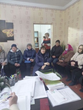 Начальник Кутейниковского территориального отдела Светлана Токарева провела встречу с жителями пгт Войковский