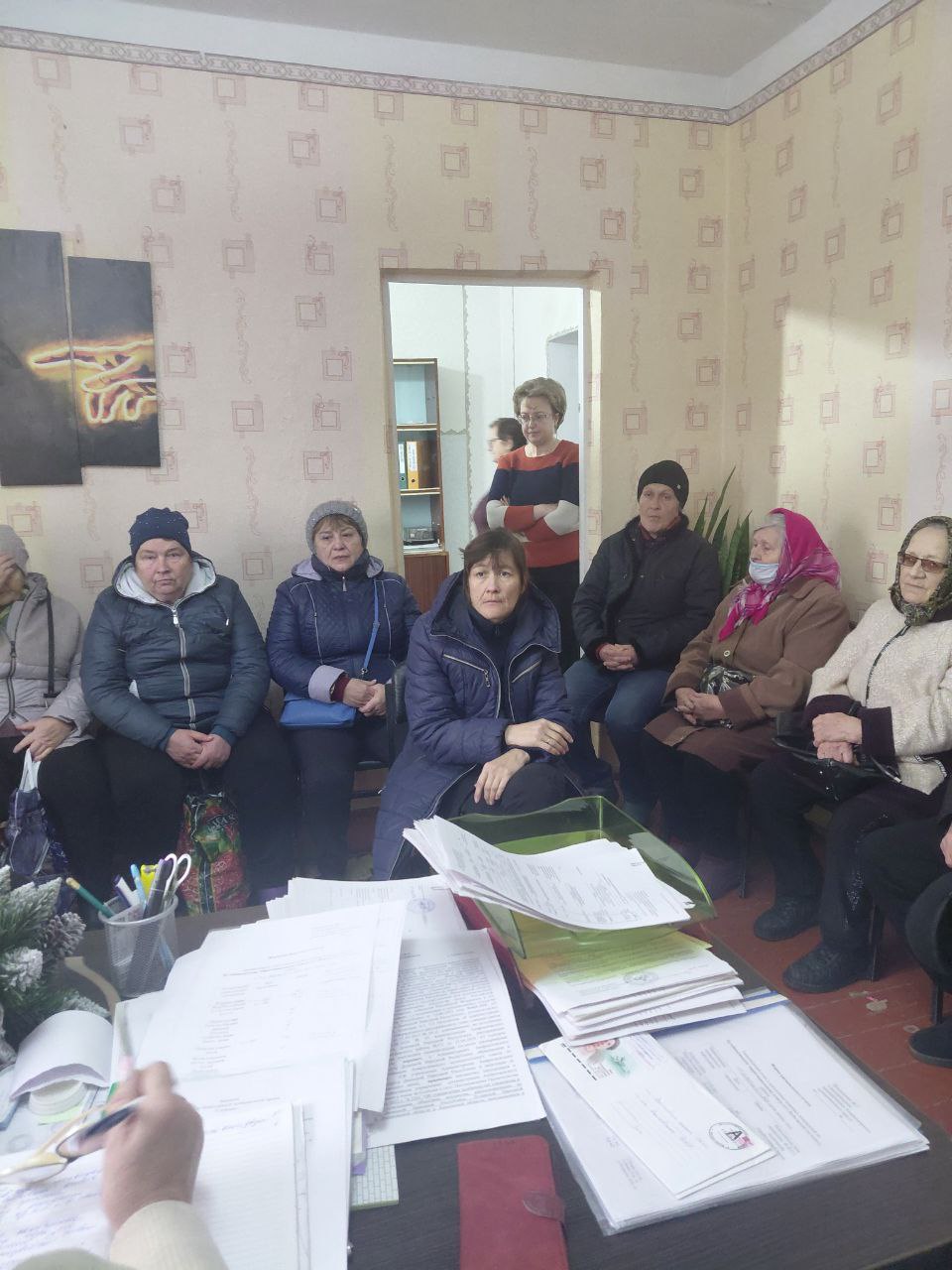 Начальник Кутейниковского территориального отдела Светлана Токарева провела встречу с жителями пгт Войковский