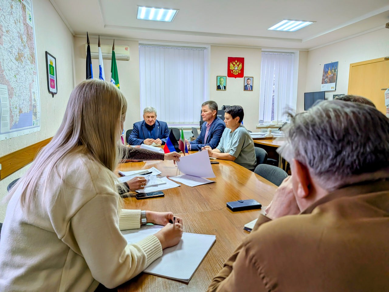 Глава муниципального образования Старобешевский муниципальный округ Николай Михайлов провел оперативное совещание по текущим вопросам Глава муниципального образования Старобешевский муниципальный округ Николай Михайлов провел оперативное совещание по текущим вопросам