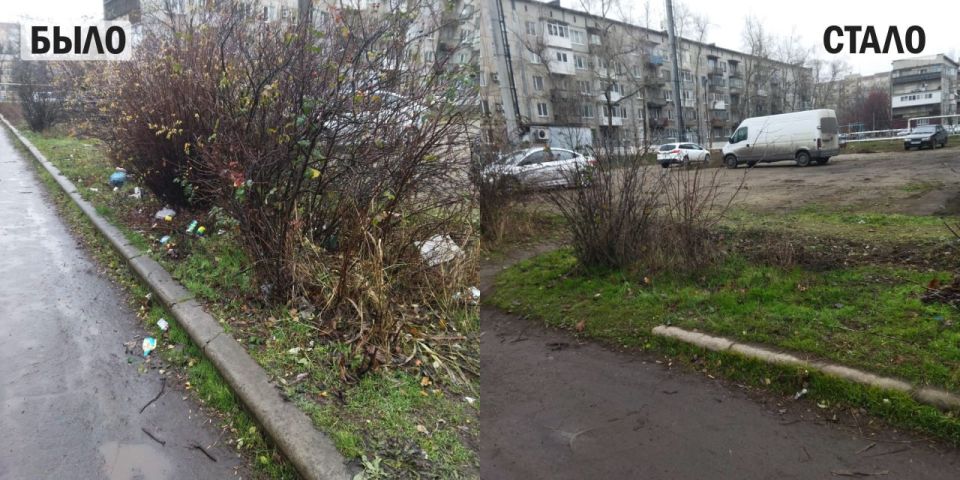 В Кировском поддерживают чистоту дворов В Кировском поддерживают чистоту дворов