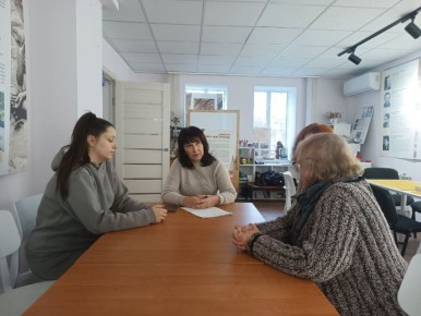 Управляющий делами Администрации Володарского муниципального округа Салько А. В. провела встречу с трудовым коллективом МКУ «Володарский краеведческий музей»