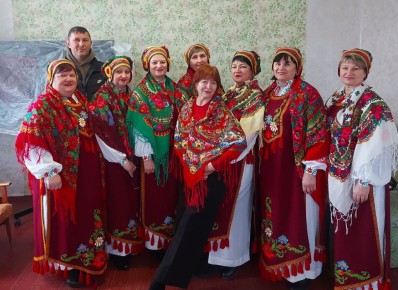 Народный вокальный коллектив "Криница" Михайловского СДК выступил с концертом в селе Старая Ласпа