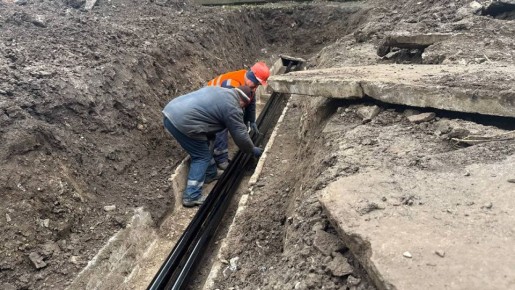 Филиал «Снежноетеплосеть» оперативно ликвидировал аварию на теплотрассе в Торезе