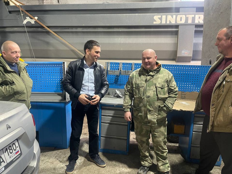 Денис Машков встретился с трудовым коллективом Денис Машков встретился с трудовым коллективом