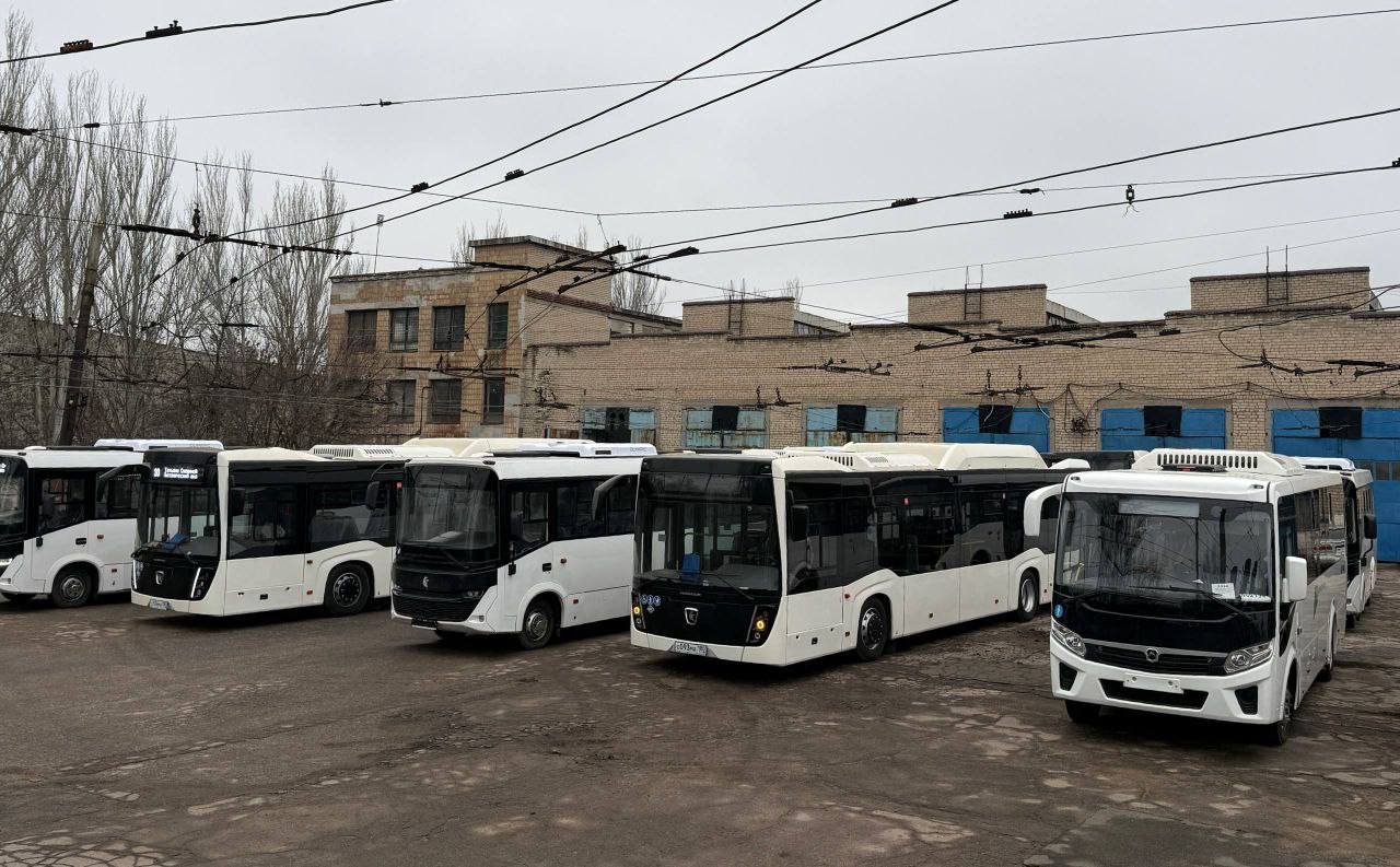Новая партия автобусов прибыла в ДНР Новая партия автобусов прибыла в ДНР