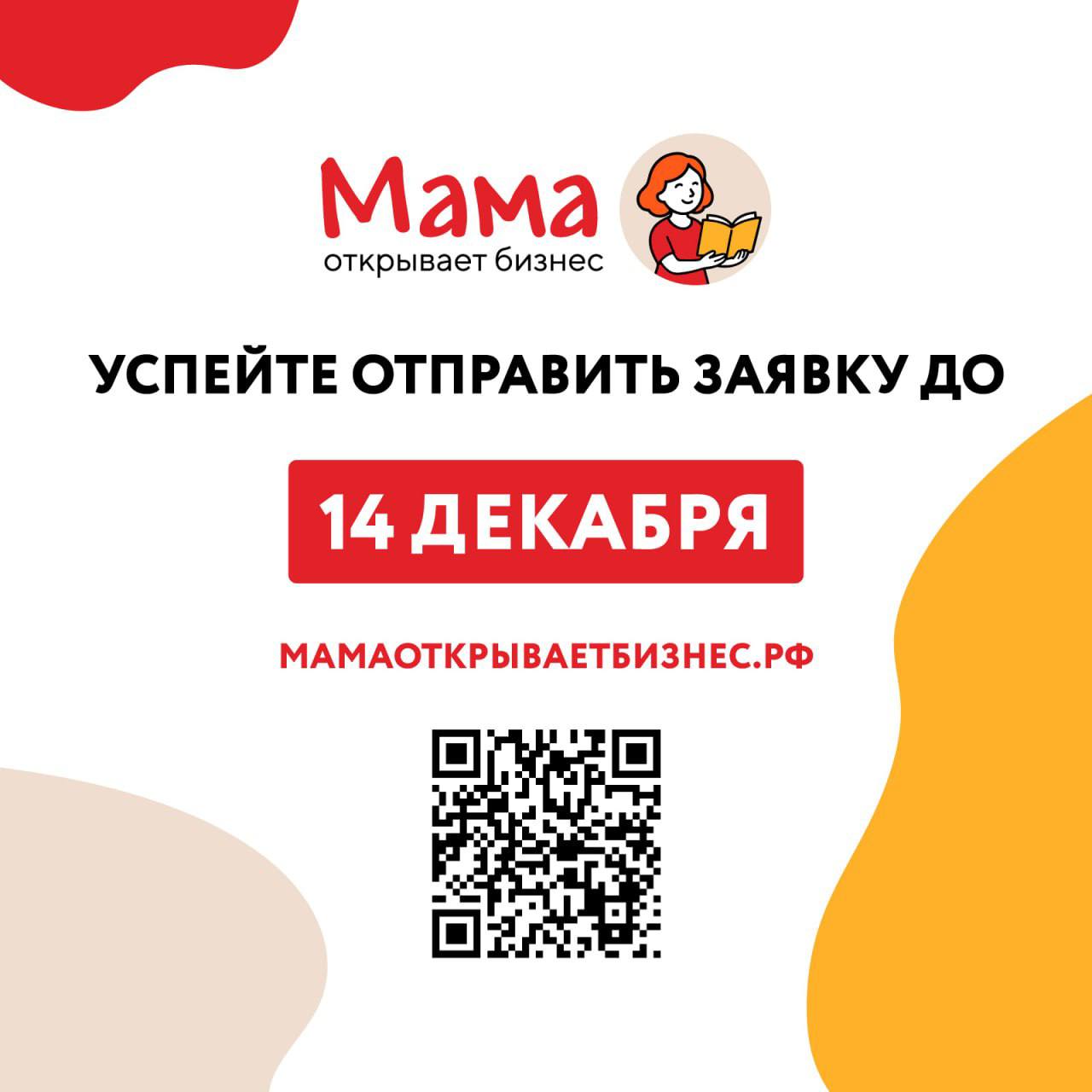 Дорогие мамы ДНР!. Не забывайте, что регистрация на программу «Мама открывает бизнес» заканчивается 14 декабря! Если вы: Мечтаете о своём кафе, студии, онлайн-магазине или мастерской