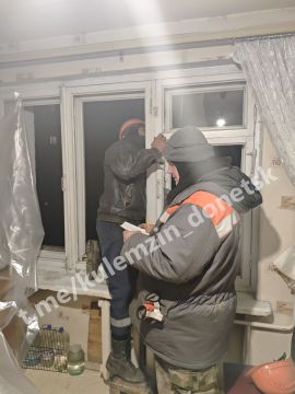 Ликвидация последствий вражеской атаки БПЛА