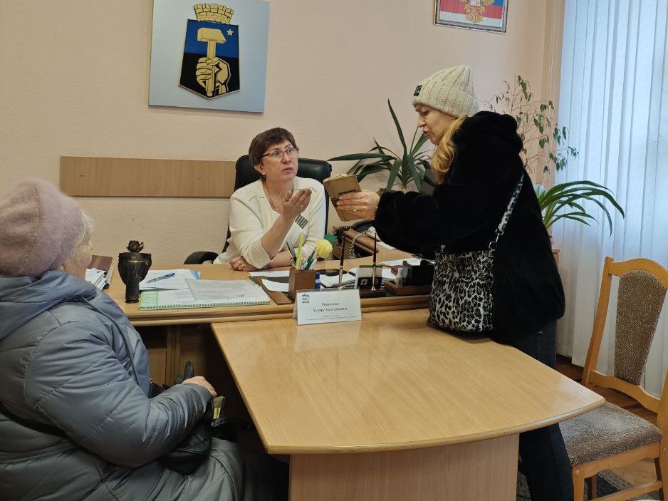 Елена Рязанцева: Сегодня, 15 декабря, провела личный прием граждан