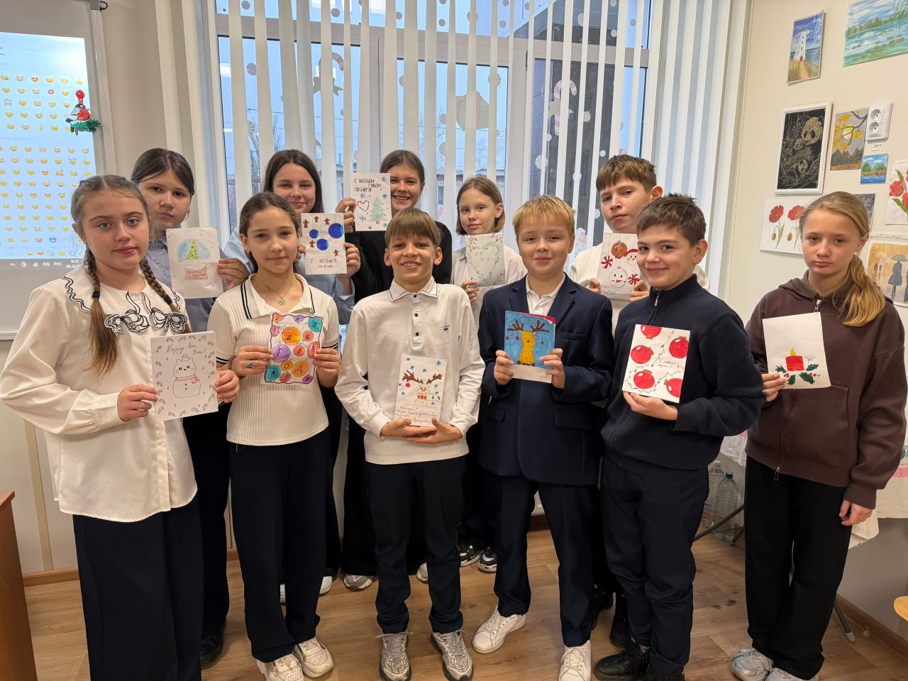 Новогодняя открытка в Тельмановском муниципальном округе!