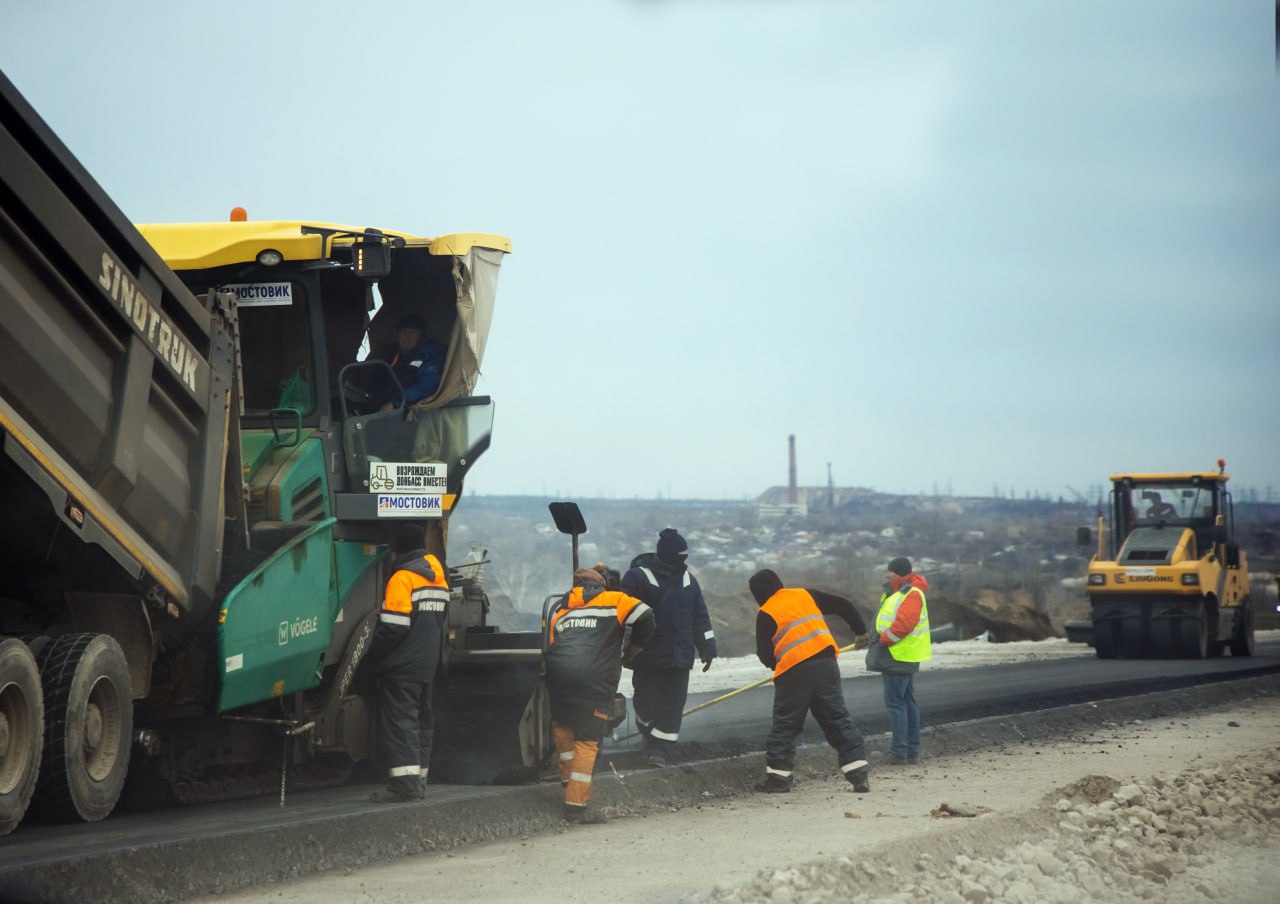 Строительство обхода Мариуполя завершится в 2028 году Строительство обхода Мариуполя завершится в 2028 году