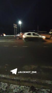 Авария произошла на Чайкинском кольце в Макеевке