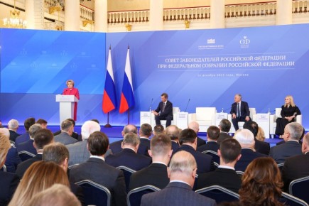 Константин Кузьмин: Принял участие в заседании Совета законодателей Российской Федерации, которое провели Председатель Совета Федерации Валентина Матвиенко и Председатель Государственной Думы Вячеслав Володин