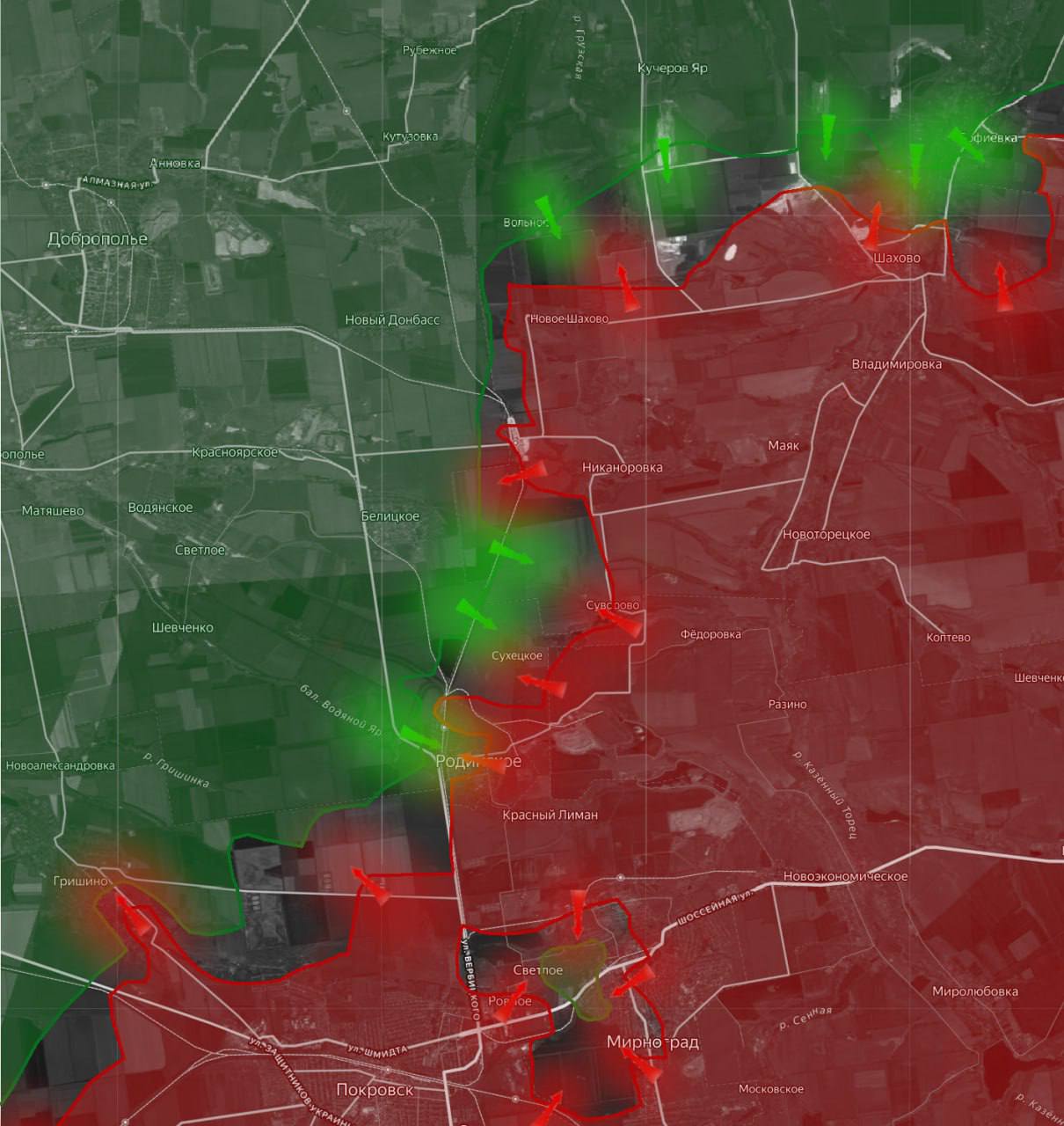 «На Покровском направлении ВС РФ значительно продвинулись в Родинском и в районах Владимировки и Ивановки