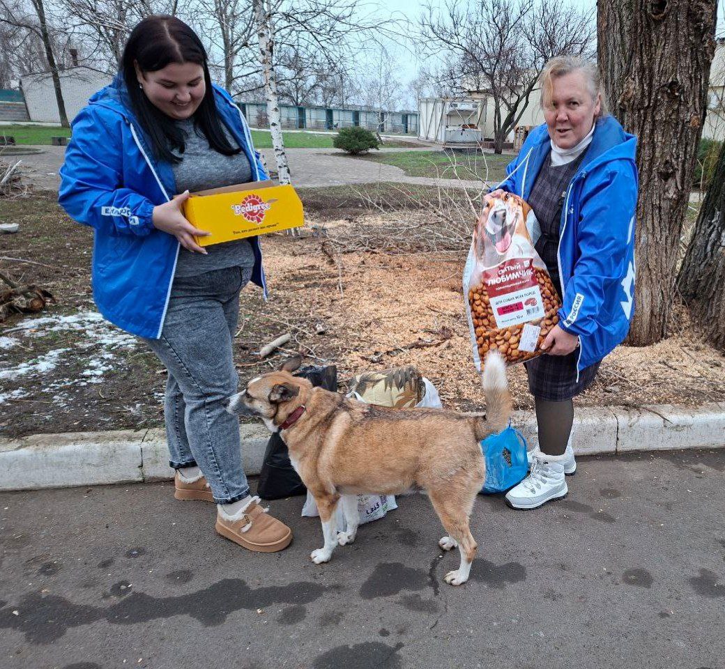 Валентин Левченко: В рамках партийного проекта «Защита животного мира» всероссийской политической партии «Единая Россия» сотрудники Управы посетили приют для животных «Пиф» и передали собранные активистами-единороссами корма... Валентин Левченко: В рамках партийного проекта «Защита животного мира» всероссийской политической партии «Единая Россия» сотрудники Управы посетили приют для животных «Пиф» и передали собранные активистами-единороссами корма...