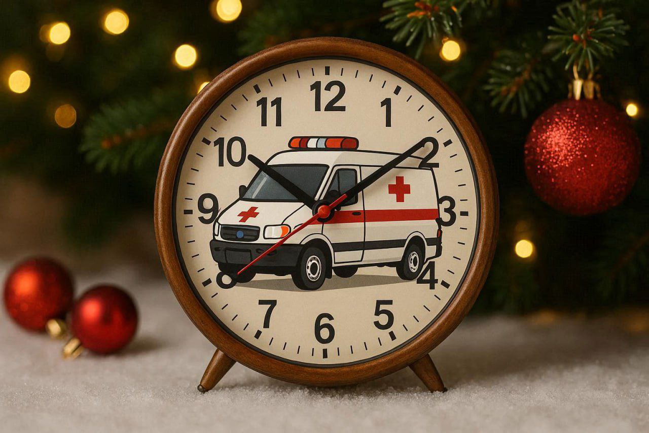 График работы ГБУ ДНР "Ясиноватская ЦРБ" в праздничные и выходные дни в декабре 2025 и январе 2026 года