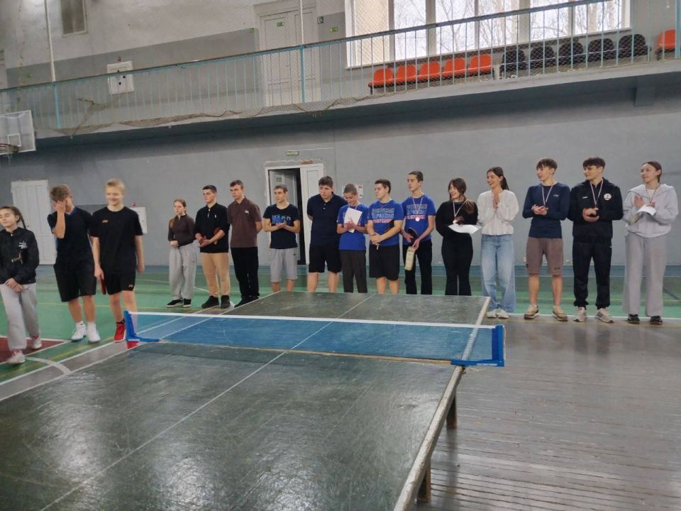 17 декабря 2025 года в СК Трубник прошёл традиционный турнир по настольному теннису среди общеобразовательных школ и учреждений среднего профессионального образования г. о. Харцызск 17 декабря 2025 года в СК Трубник прошёл традиционный турнир по настольному теннису среди общеобразовательных школ и учреждений среднего профессионального образования г. о. Харцызск