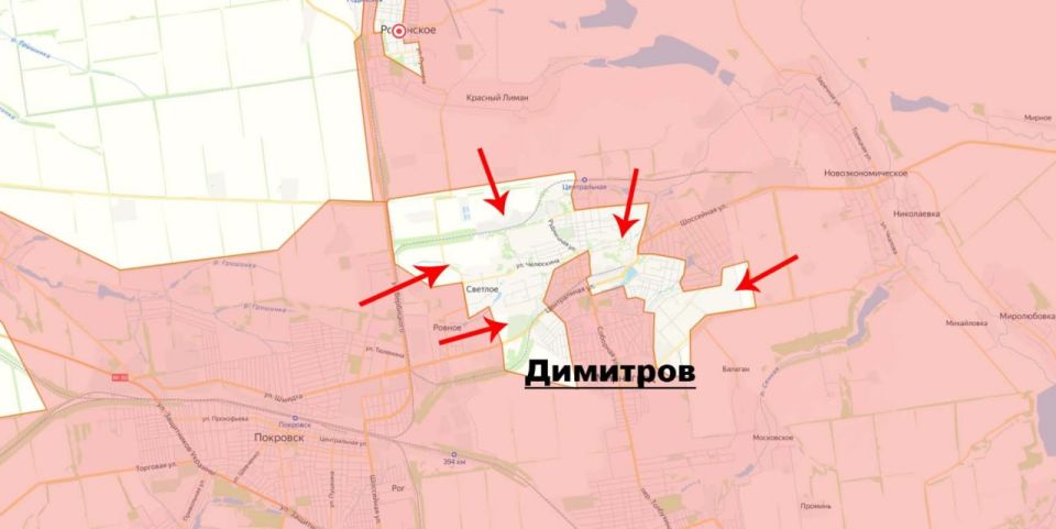 Военкоры: котел внутри Димитрова-Мирнограда полностью ликвидирован Военкоры: котел внутри Димитрова-Мирнограда полностью ликвидирован