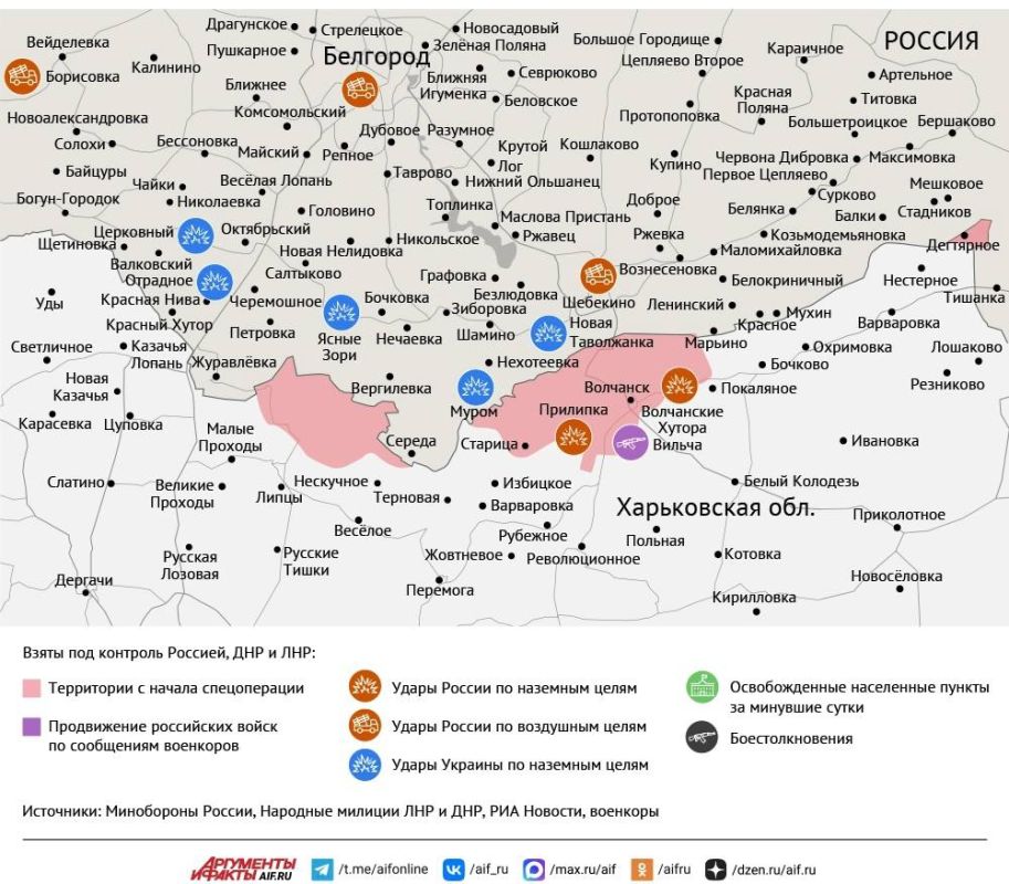 Карта боевых действий в зоне СВО на 18 декабря 2025 года Карта боевых действий в зоне СВО на 18 декабря 2025 года