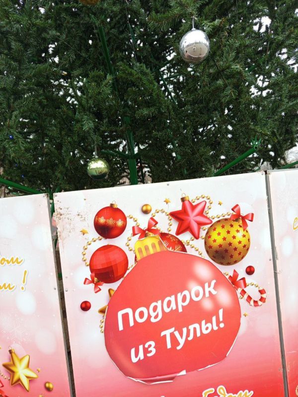 Левобережная ёлка в парке "Веселка" - подарок из Тулы Левобережная ёлка в парке "Веселка" - подарок из Тулы