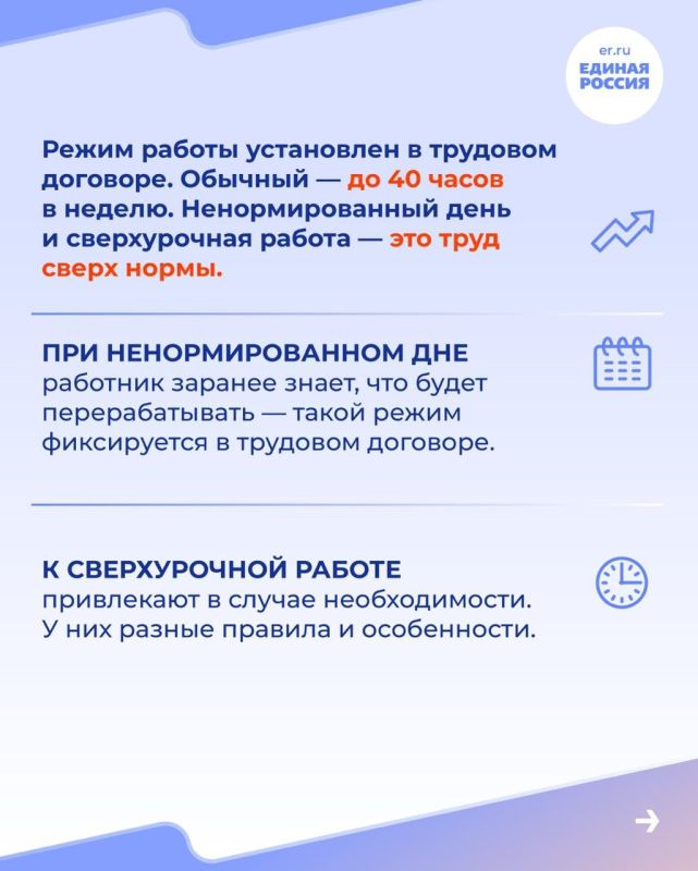 Ненормированный рабочий день и сверхурочная работа — это разные понятия, по закону между ними есть важные отличия Ненормированный рабочий день и сверхурочная работа — это разные понятия, по закону между ними есть важные отличия