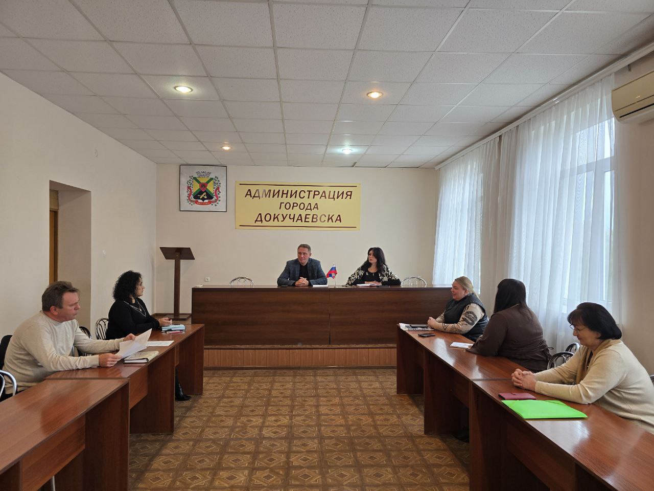 Александр Качанов: В Докучаевске продолжается работа Штаба по вопросам здравоохранения, созданного по поручению Главы ДНР Дениса Пушилина