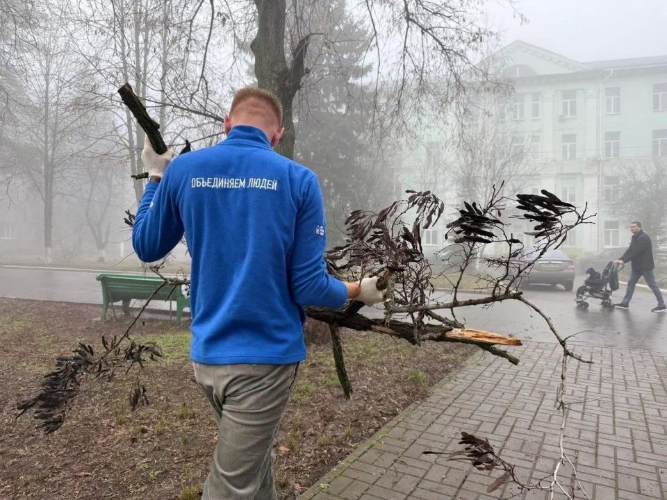 Нижегородские волонтеры привели в порядок территорию Центральной городской больницы в Харцызске Нижегородские волонтеры привели в порядок территорию Центральной городской больницы в Харцызске