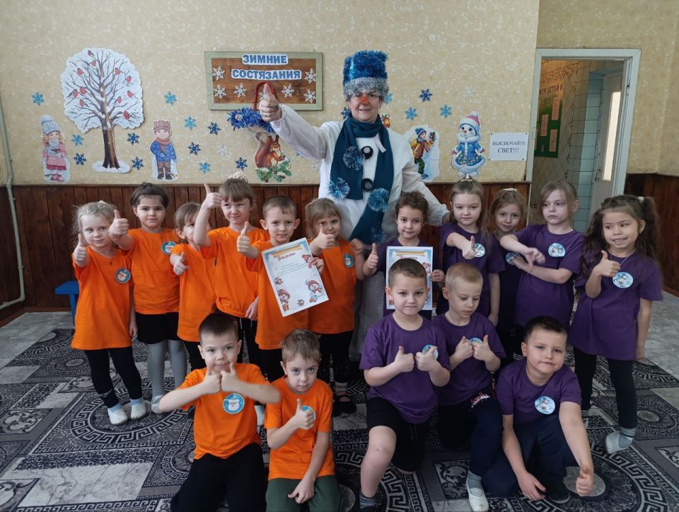В Детском саду №31 «Радость», состоялся яркий спортивный досуг «Зимние состязания» В Детском саду №31 «Радость», состоялся яркий спортивный досуг «Зимние состязания»