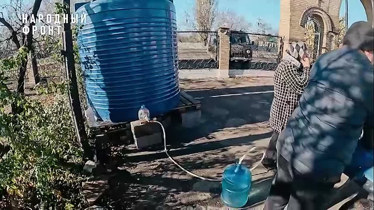 В Горняке установили ёмкость для воды при Кресто-Воздвижеском храме