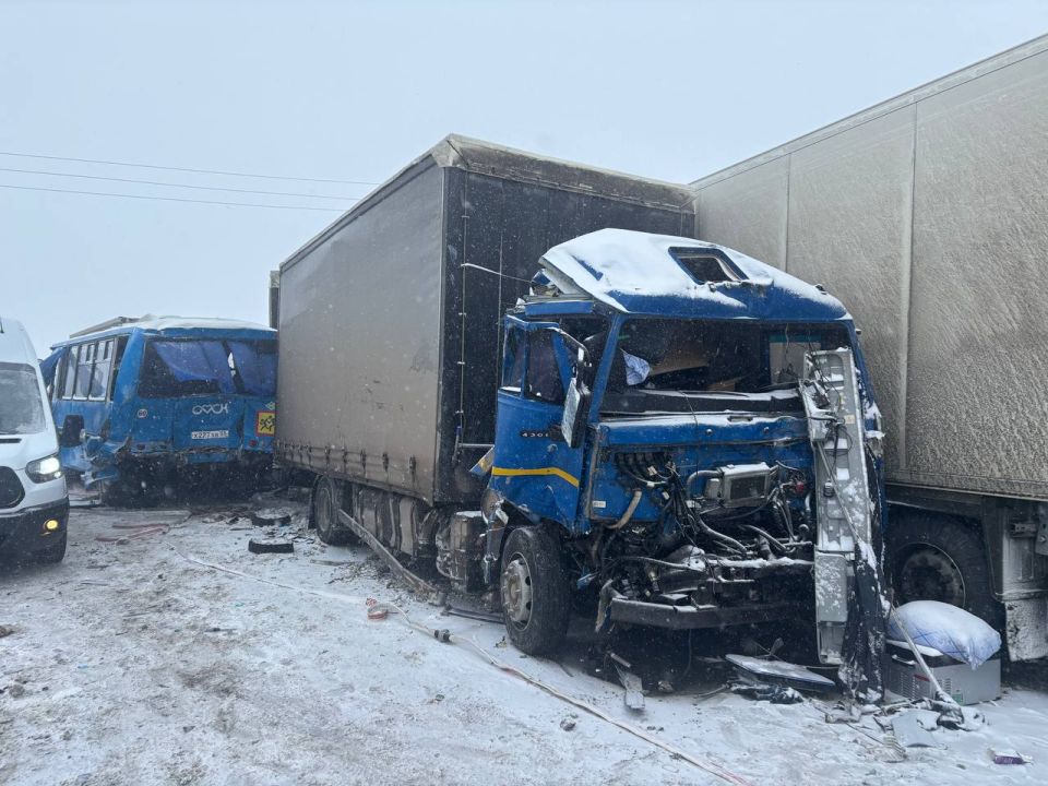 Шесть человек погибли в массовом ДТП с автобусом в Омской области Шесть человек погибли в массовом ДТП с автобусом в Омской области