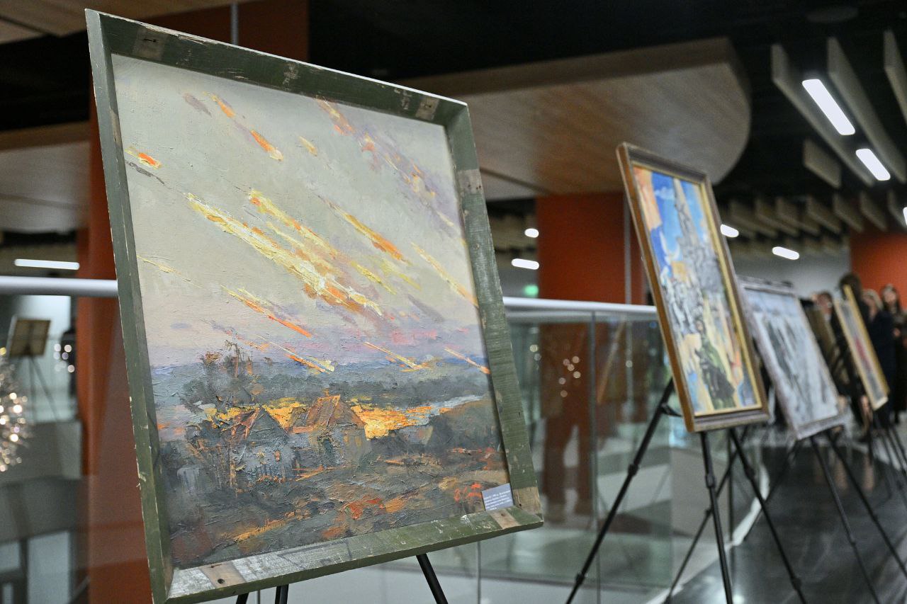 Открытие выставки художников Донбасса в рамках проекта «Дорогами Великой Победы» Открытие выставки художников Донбасса в рамках проекта «Дорогами Великой Победы»