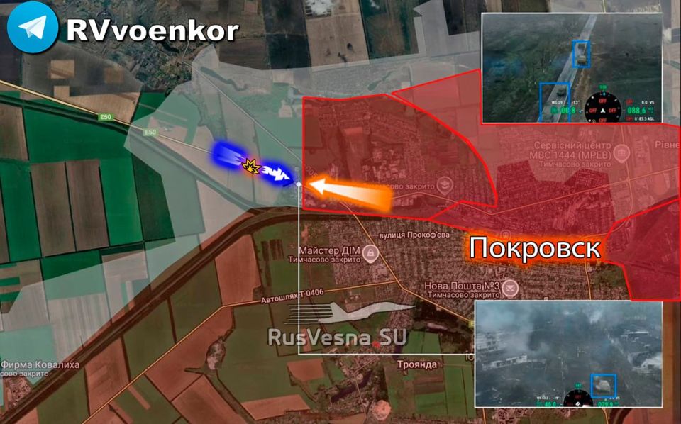 ВСУ прорвались в Красноармейск колонной американских танков Абрамс ВСУ прорвались в Красноармейск колонной американских танков Абрамс