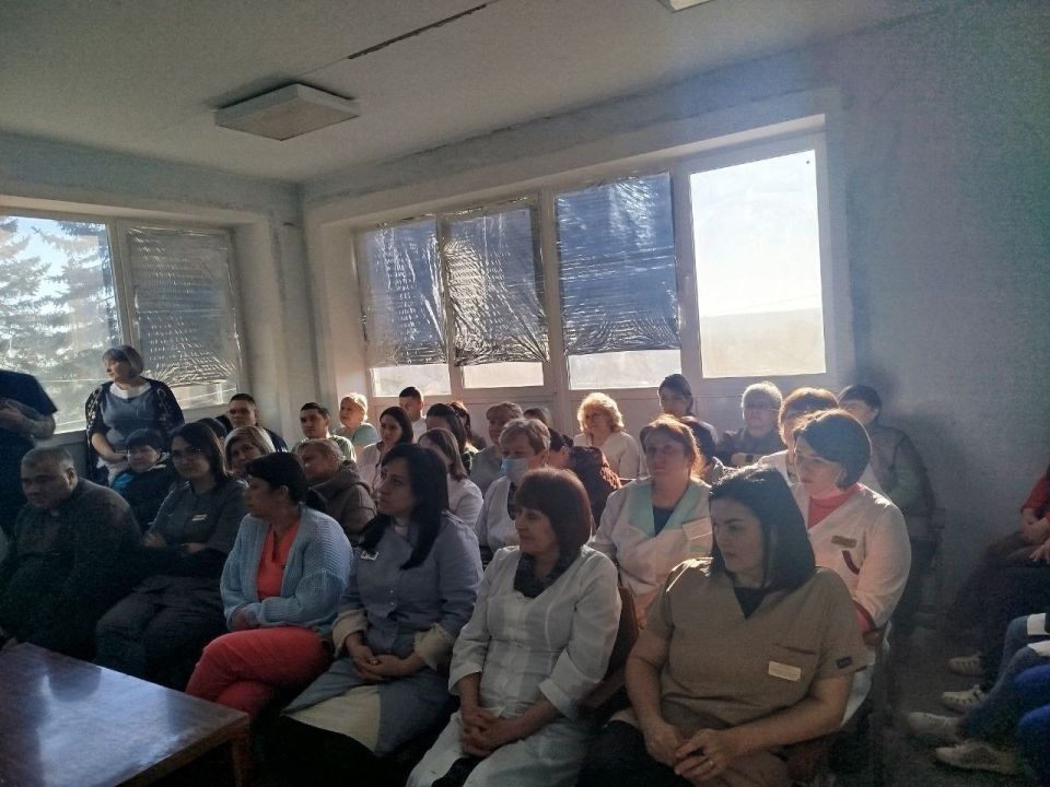Встреча с трудовым коллективом Старобешевской ЦРБ Встреча с трудовым коллективом Старобешевской ЦРБ