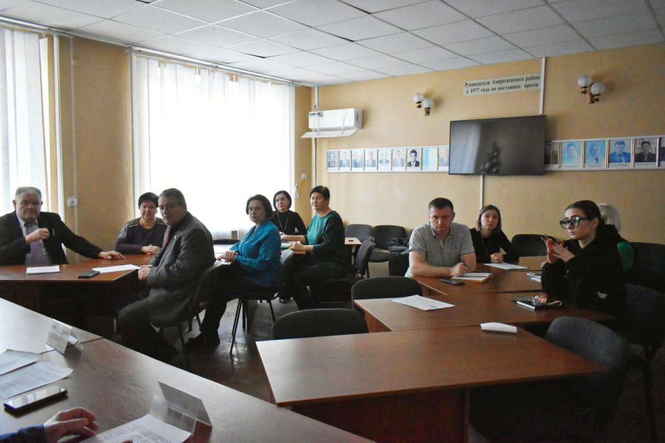В администрации Амвросиевского муниципального округа состоялось очередное заседание штаба по вопросам здравоохранения В администрации Амвросиевского муниципального округа состоялось очередное заседание штаба по вопросам здравоохранения