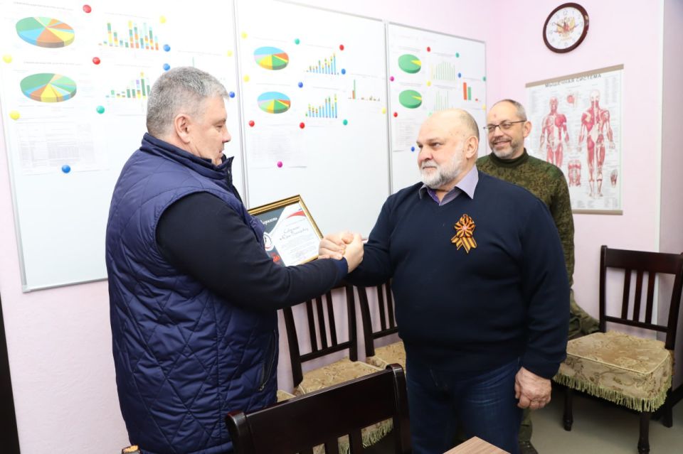 Юрий Покинтелица: Выполняя поручение Главы ДНР Дениса Владимировича Пушилина, провел встречу с трудовым коллективом отделения реабилитации Центра Юрий Покинтелица: Выполняя поручение Главы ДНР Дениса Владимировича Пушилина, провел встречу с трудовым коллективом отделения реабилитации Центра