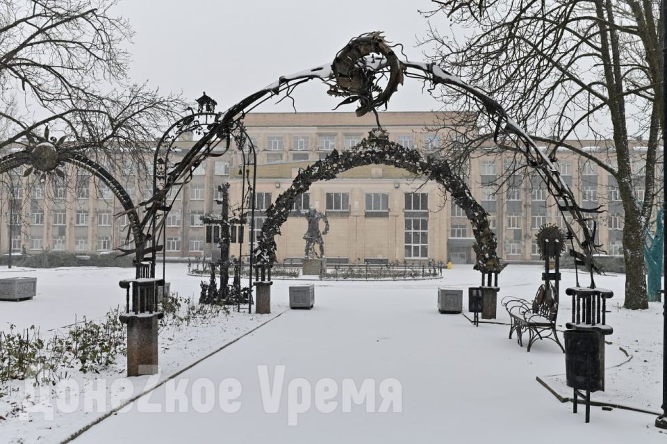 Теперь точно пришла зима: в Донецке пошел долгожданный снег Теперь точно пришла зима: в Донецке пошел долгожданный снег