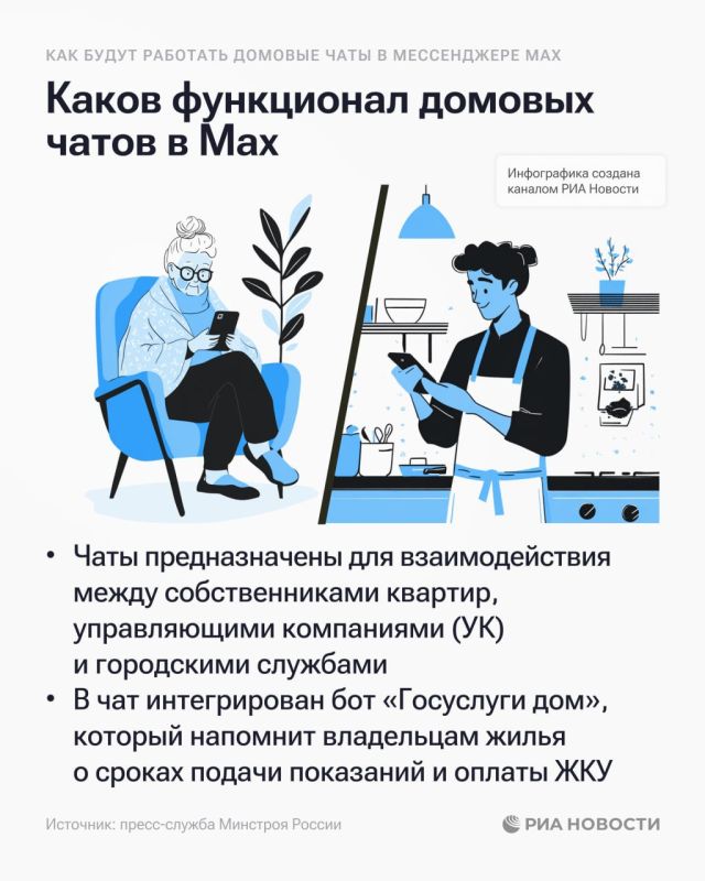 Домовые чаты в Max будут защищены от мошенников, сообщили в Минстрое Домовые чаты в Max будут защищены от мошенников, сообщили в Минстрое