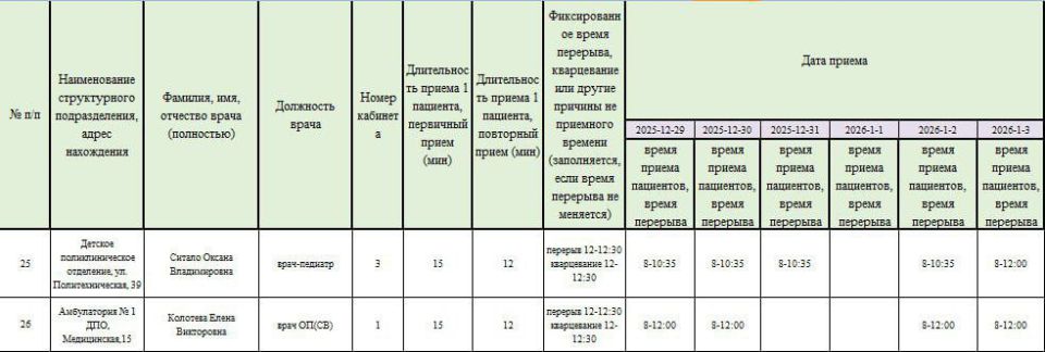 Иван Приходько: График работы специалистов ГБУ ДНР «Городская больница № 3 г. Горловки» Иван Приходько: График работы специалистов ГБУ ДНР «Городская больница № 3 г. Горловки»
