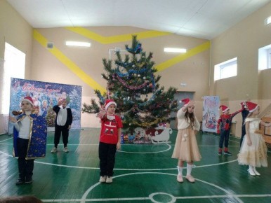 В Бердянской начальной школе прошли новогодние утренники