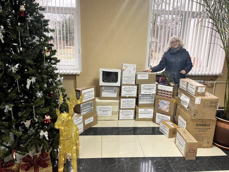 Жители Тульской области собрали гуманитарную помощь для юных жителей Тельмановского округа Жители Тульской области собрали гуманитарную помощь для юных жителей Тельмановского округа