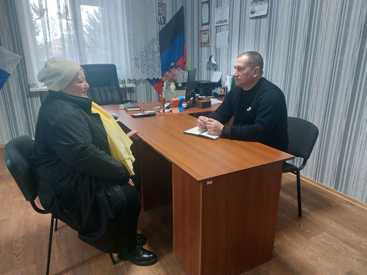 30 декабря 2025г., заместитель главы администрации городского округа Дебальцево Валерий Бессараб, провёл личный прием граждан в посёлке городского типа Мироновский 30 декабря 2025г., заместитель главы администрации городского округа Дебальцево Валерий Бессараб, провёл личный прием граждан в посёлке городского типа Мироновский