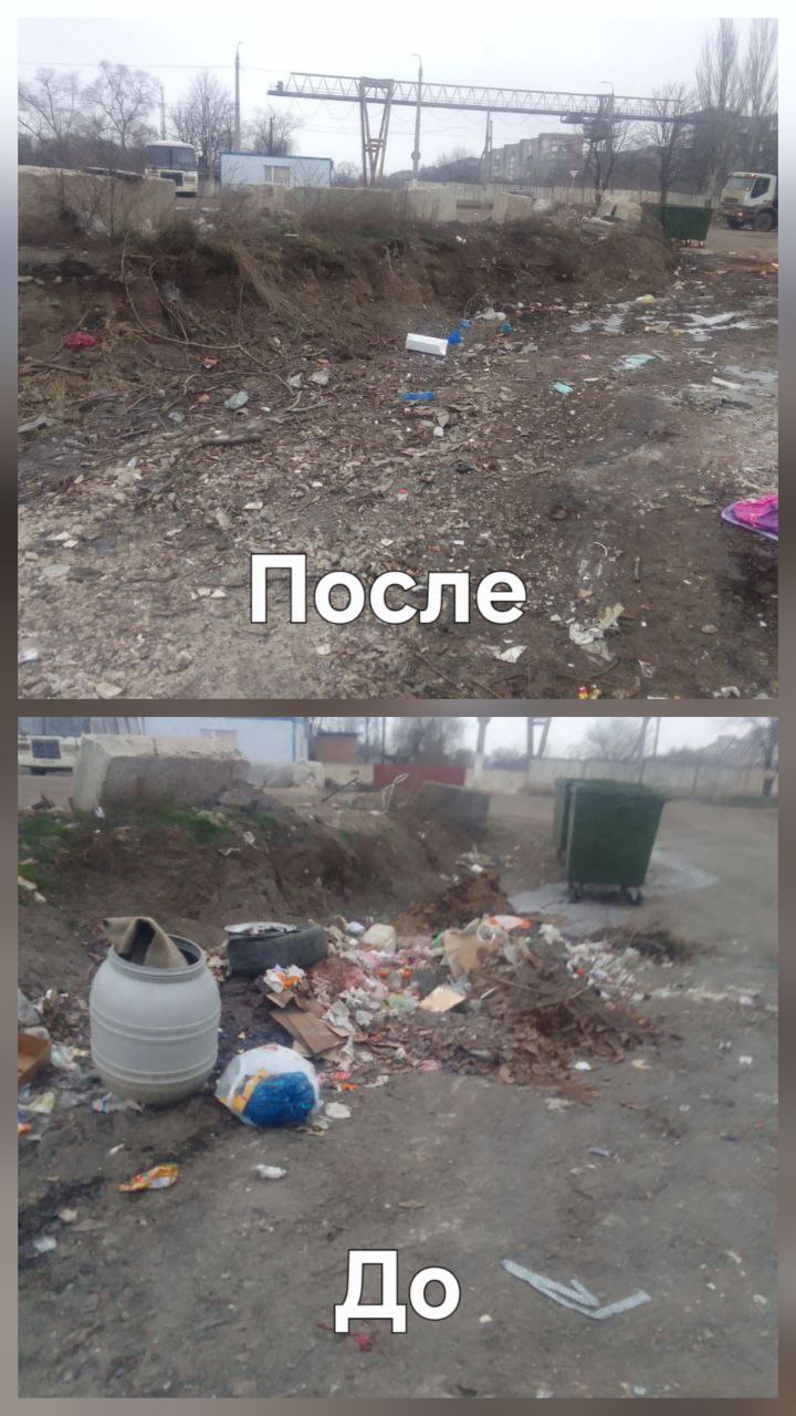 Елена Рязанцева: ГУП ДНР "ДОНСНАБКОМПЛЕКТ" произведен вывоз перенакоплений мусора объемом - 328 м по адресам: Елена Рязанцева: ГУП ДНР "ДОНСНАБКОМПЛЕКТ" произведен вывоз перенакоплений мусора объемом - 328 м по адресам: