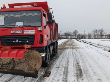 Оперативная ситуация на дорогах общего пользования на 9:00