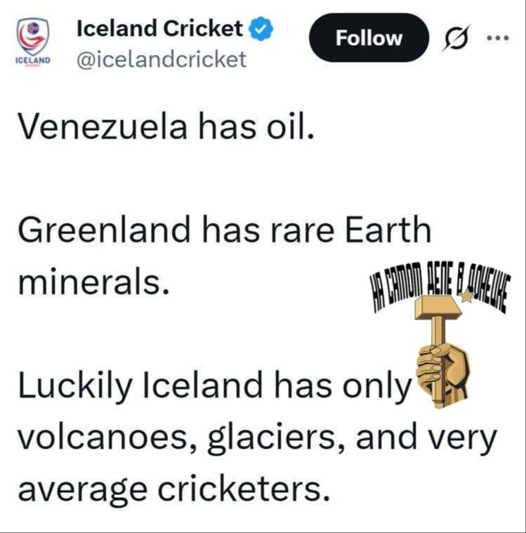 В Исландии счастливы, что не имеют нефти и редкозёмов, значит — Трамп их не захватит