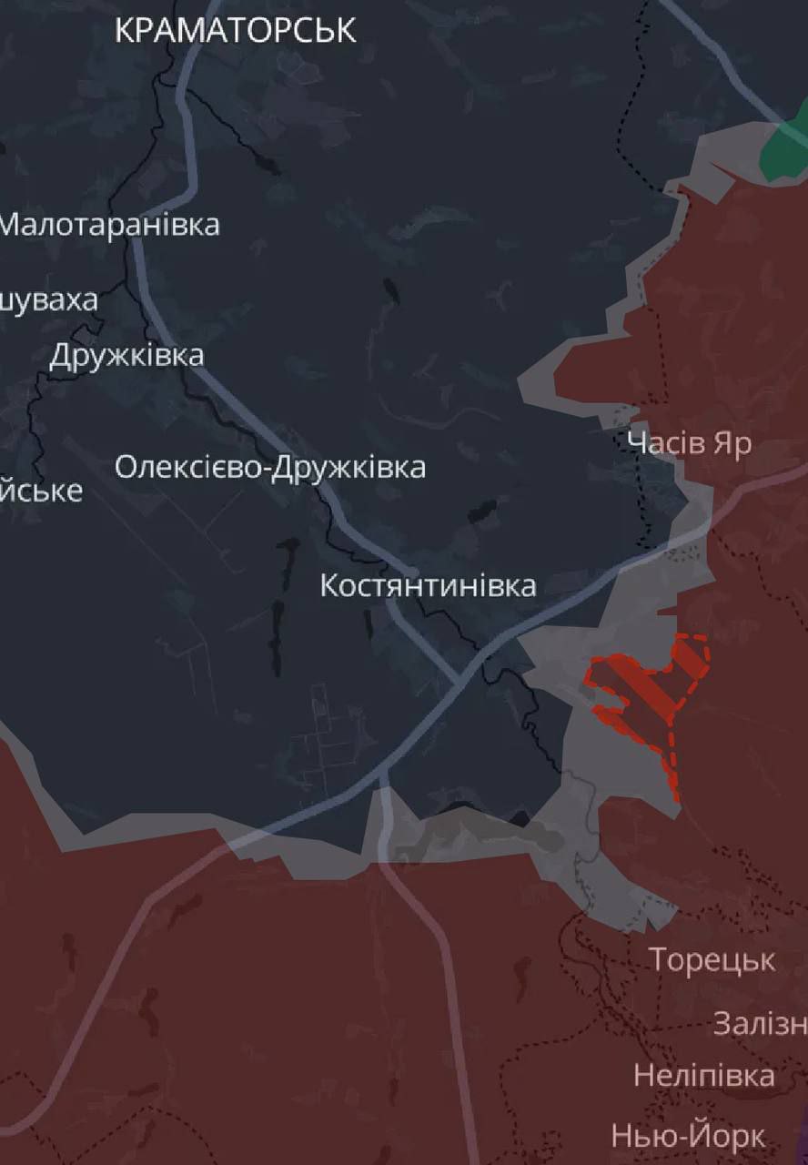 Армия РФ продвинулись недалеко от Купянска — в Степовой Новоселовке и у Константиновки в Донецкой области — это признаёт и украинский мониторинговый паблик DeepState Армия РФ продвинулись недалеко от Купянска — в Степовой Новоселовке и у Константиновки в Донецкой области — это признаёт и украинский мониторинговый паблик DeepState