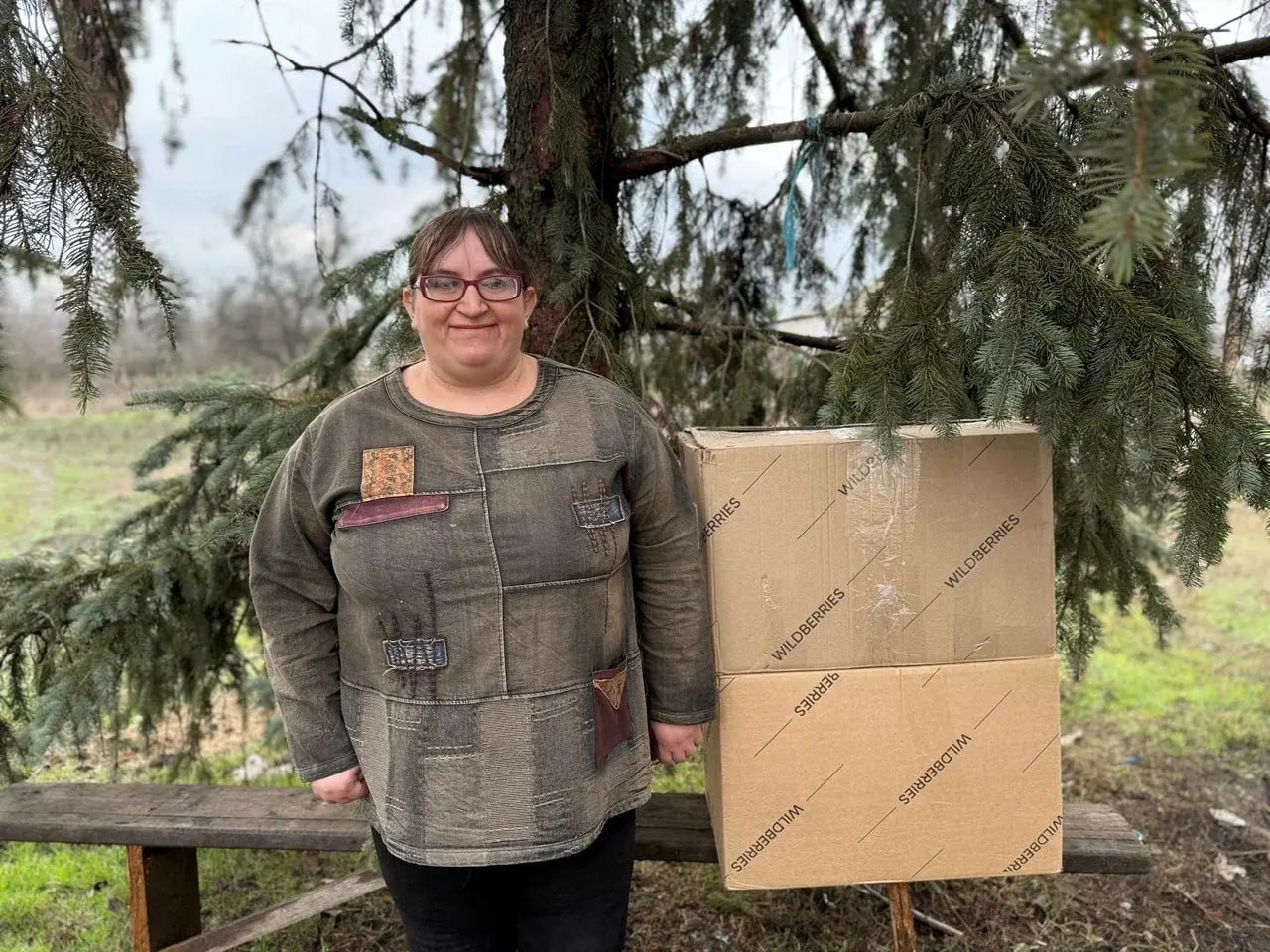 Семья из села Свободное получила гуманитарную помощь