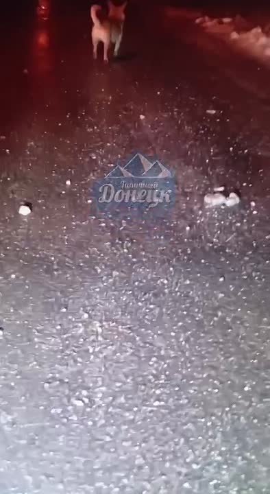 В Донецке дорожники «починили» гололед, разбив стекло в машине