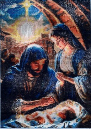 Борис Трима: В Камышеватском Доме культуры открылась праздничная выставка алмазной мозаики